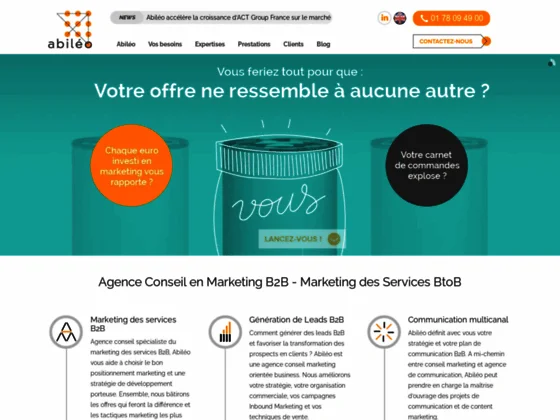 Conseil en stratégie marketing B to B