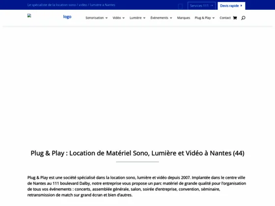 Location de sono à Nantes, 44 : Plug and play