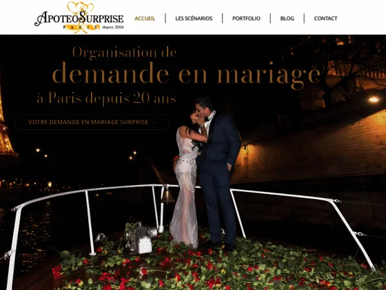 ApoteoSurprise : conception de demandes en mariage originales