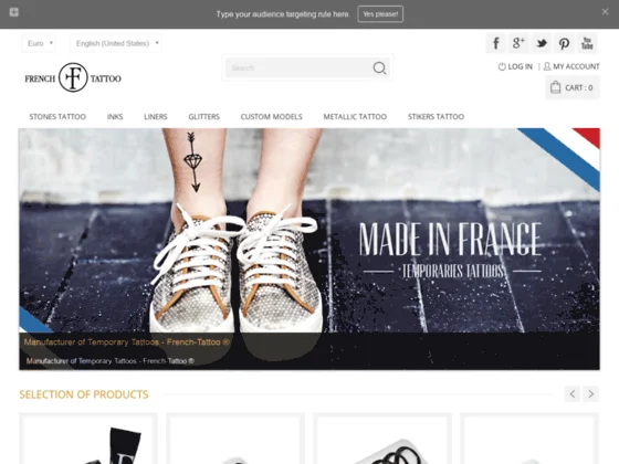 Fournisseur de tatouage temporaire