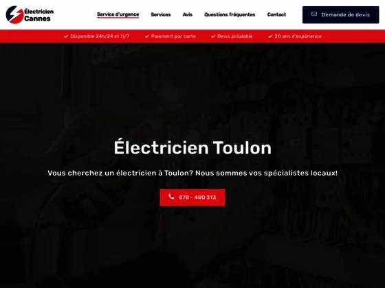 électricien à toulon