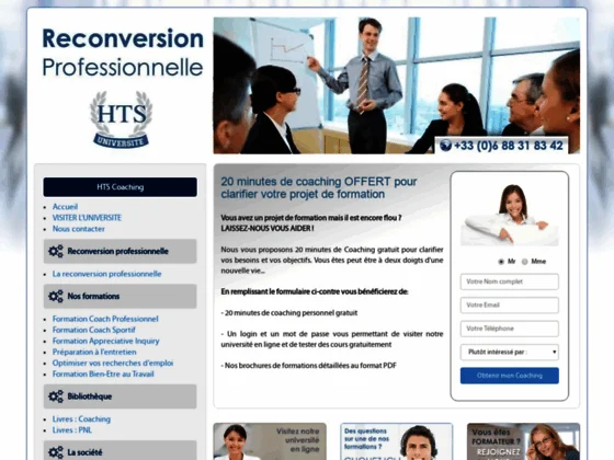 Formation de Coaching HTS UNIVERSITE