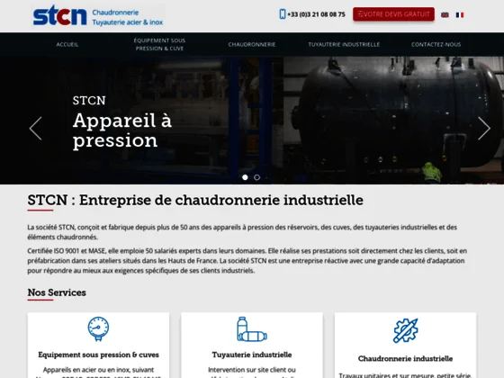 STCN, experte en maintenance industrielle au Nord-Pas-de-Calais (59, 62)