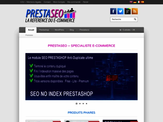 Référencement Prestashop
