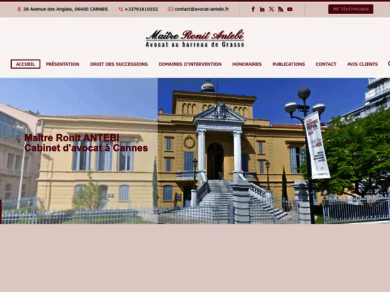 Me Antebi - Avocat droit des successions Cannes