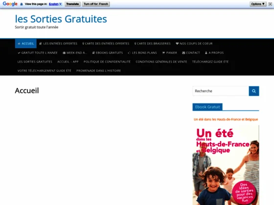 Les Sorties Gratuites