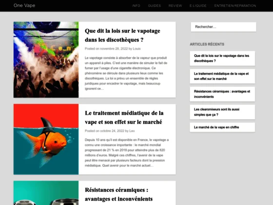 Onevape Cigarettes électroniques