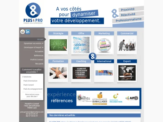 Plus & Pro Conseil à Caen- Conseil marketing et commercial aux entreprises
