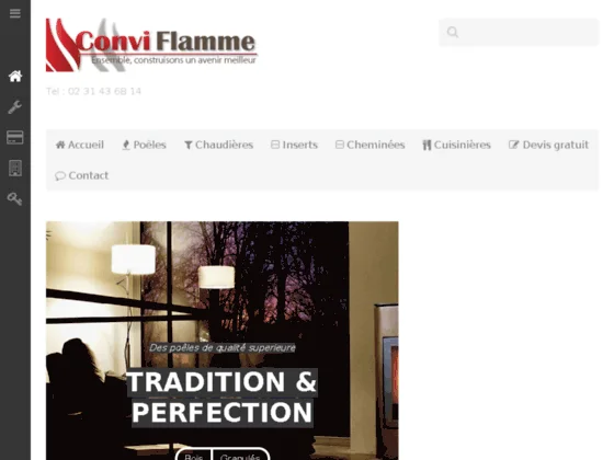 Conviflamme - Poêle à bois et à granules près de Caen