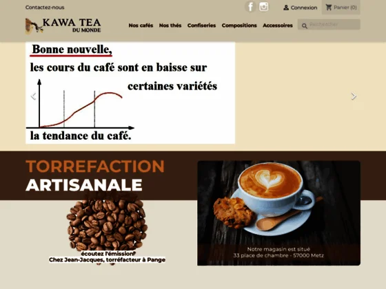 Achat café et thé en ligne - Kawa Tea du Monde