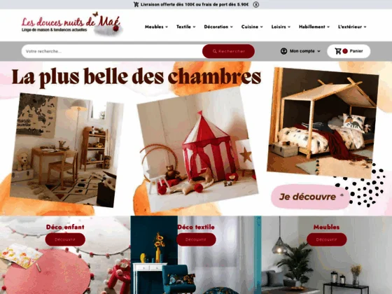 les douces nuits de Maé, le linge de lit à prix doux