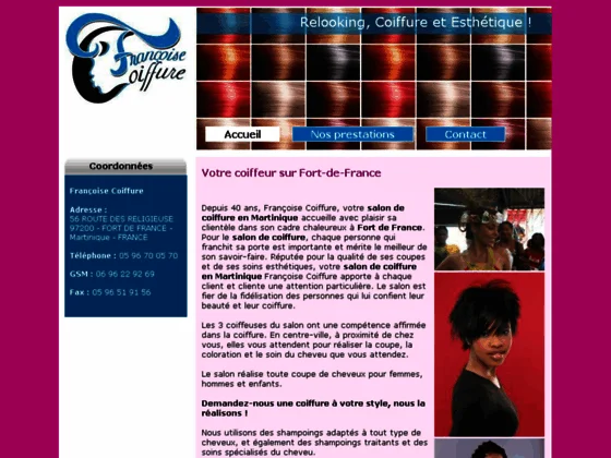 Salon de coiffure en Martinique