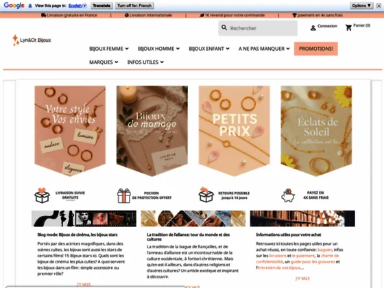 Style et Tendance chez Lyn&Or Bijoux