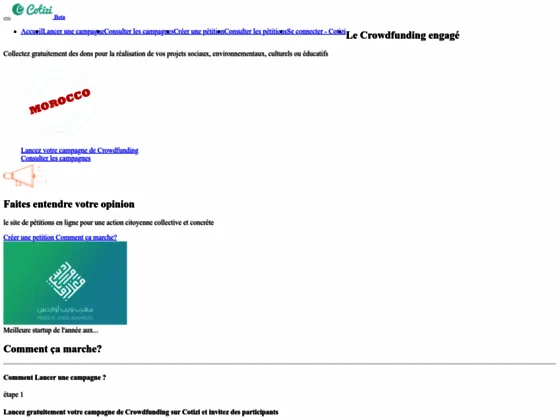 Cotizi - Cagnotte en ligne au Maroc