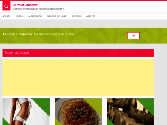 Comment prendre du poids