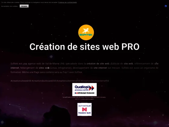 Agence web Sofitek - création sites web