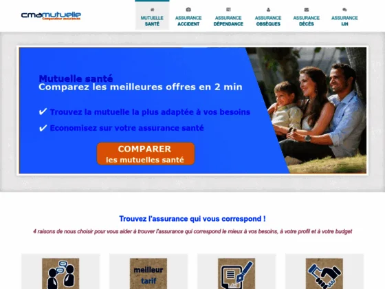 Devis mutuelle santé avec cmamutuelle.fr