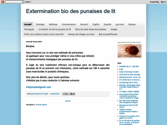 Tuer les punaises de lit