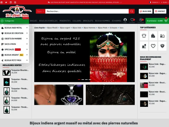 Pendentifs indiens en métal