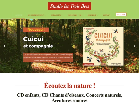 Cd enfants de chants d'oiseaux