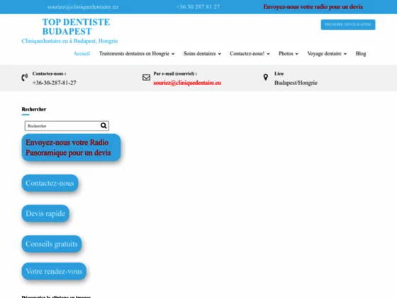Dentisterie générale à Budapest en haute qualité