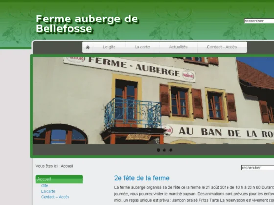Le gîte de la ferme auberge de Bellefosse