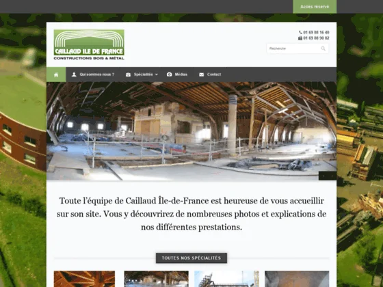 pour aller sur le site de caillaud ile de france