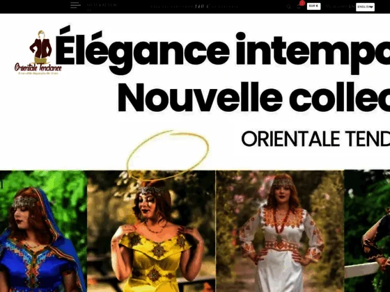 Votre belle robe orientale en ligne