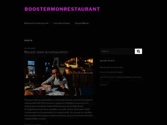 Booster mon Restaurant