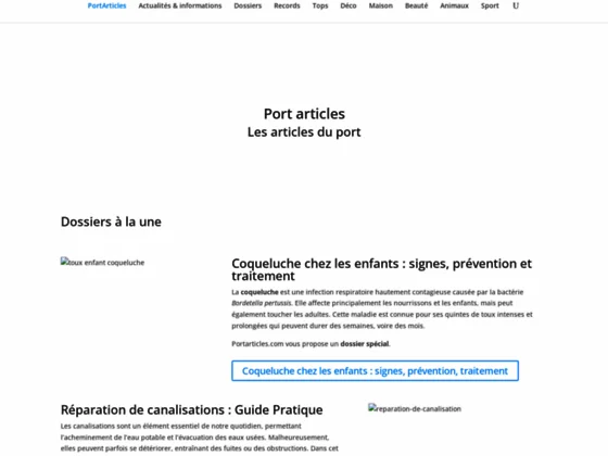 Portarticles, votre blog d’actualités et d’informations