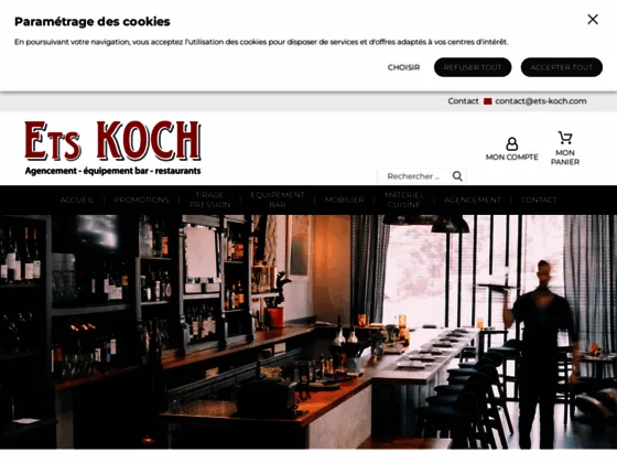 Equipement bar - ETS Koch