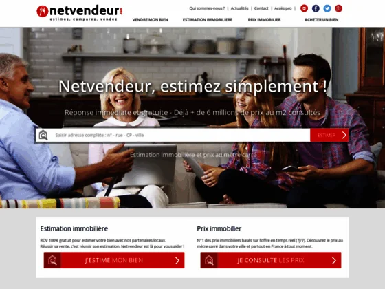 Netvendeur Estimation immobilière gratuite