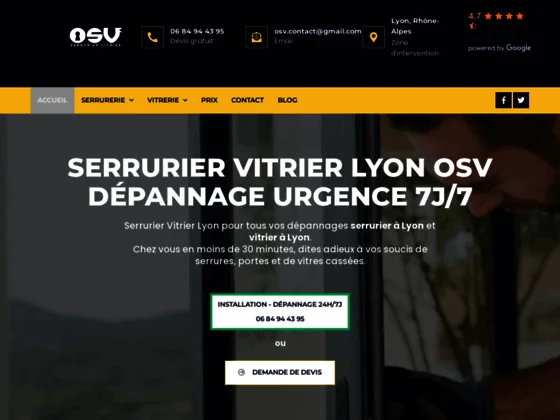 Pour une serrurerie efficace et fiable faites appel à Osv, 