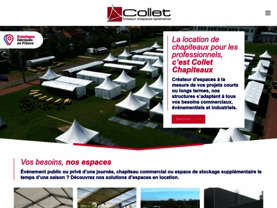 Des chapiteaux pour un mariage réussi à Lille dans le Nord