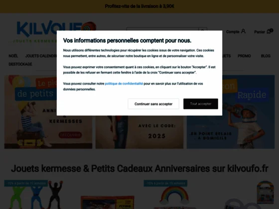 Jouets kermesses et décos pour fêtes en ligne