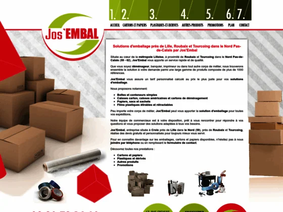 Jos'Embal, spécialiste de l'emballage pour déménagement dans le Nord Pas-de-Calais