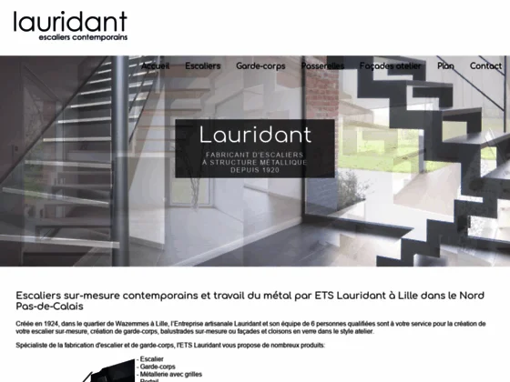 Lauridant, fabricant d'escalier sur-mesure à Lille