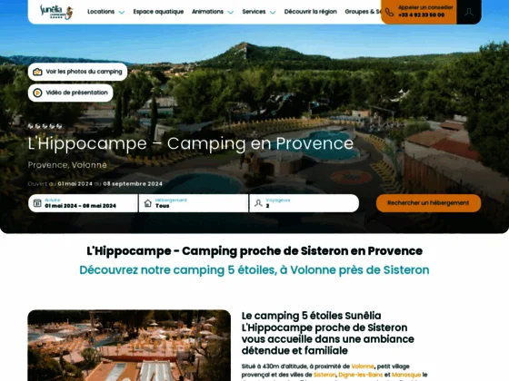 camping haute provence