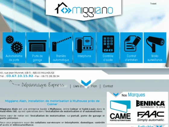 Barrière automatique à Mulhouse