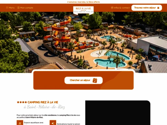 Camping Saint-Hilaire de riez 4 étoiles