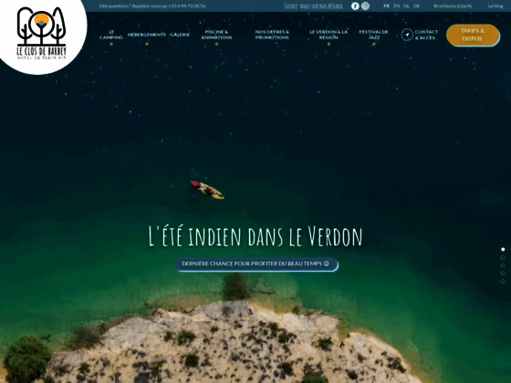 camping gorges du verdon 3 étoiles