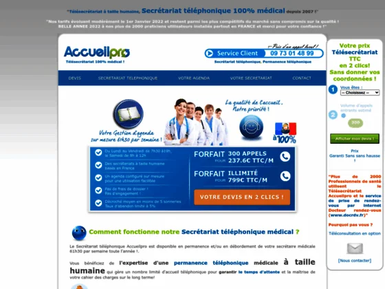lien vers accueilpro.com