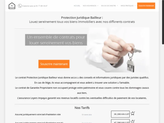 Protection juridique des propriétaires bailleurs : PJ-Bailleur.fr