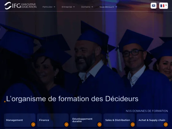 IFG, organisme de formation professionnelle continue