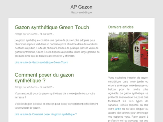 Gazon artificiel