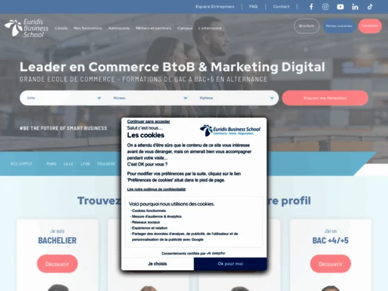 Ecole de commerce Paris et Lyon