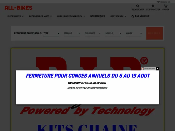 All-bikes.fr: Spécialiste des pièces Détachées moto