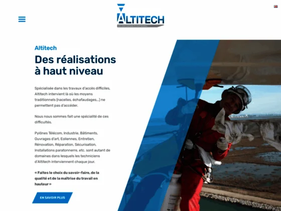 Altitech- travaux en hauteur à accès difficile