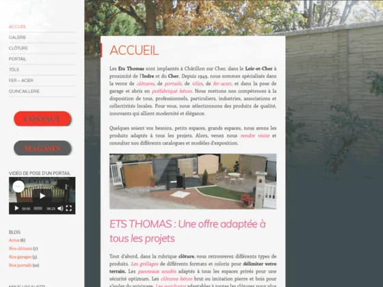 Portails et Clôtures dans le Loire et Cher 