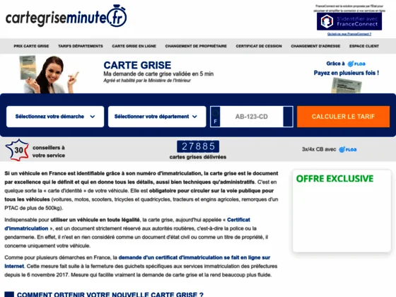 carte grise en ligne